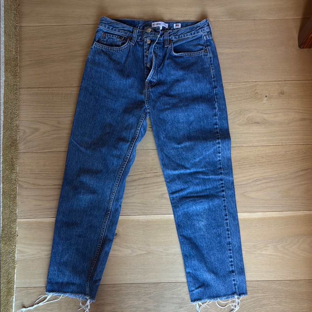Redone originals high rise stove pipe Jean